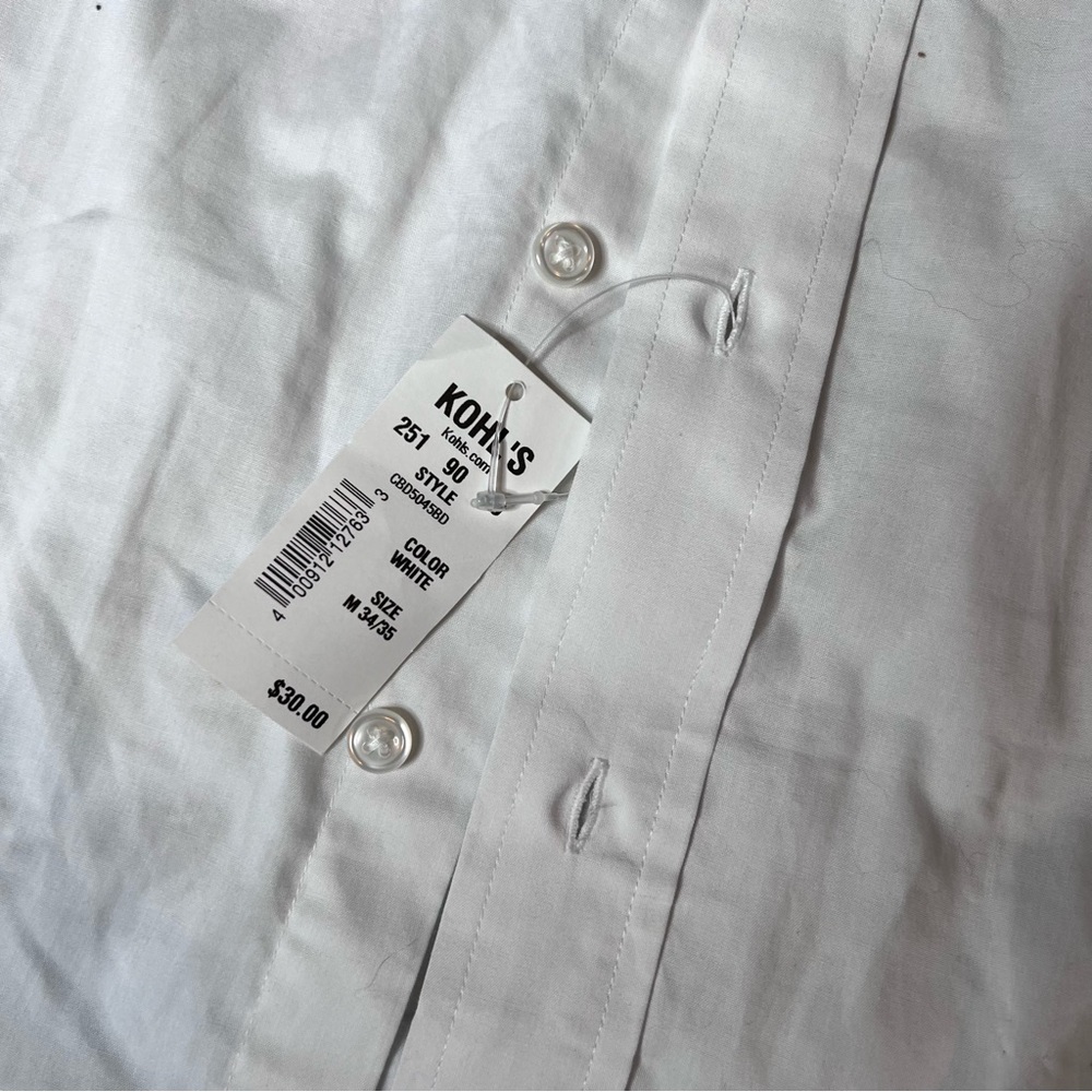 ($30) croft & barrow NWT 15 1/2-16 shirt - Picture 2 of 7